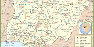 Комплетна мапа на нигерија