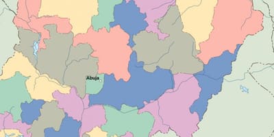 Карта на нигерија вектор