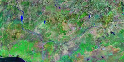 Карта на нигерија планините