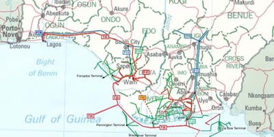 Карта на нигерија цевковод 