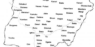 Нерешено нигерија мапа