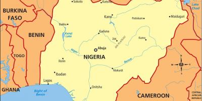 На нигерија мапа